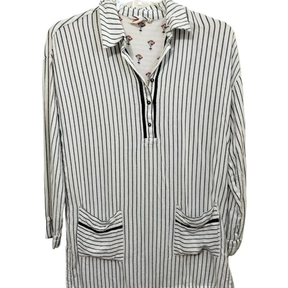 1100)Lilka Anthropologie Striped Cover Up Dress.Size XS - Picture 1 of 8